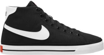 Nike Court Legacy Mid Canvas Kvinde Sort Sneakers Str 40 - hos Magasin