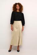 Kaffe Kalotte Skirt Kvinde Feather Gray Cc. Maxi Nederdele Str 34 - ho...