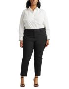 Lauren Ralph Lauren Stretch DBL Ctnpant Kvinde Sort Bukser Str 14W - h...