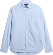 Superdry Cotton L/S Oxford Shirt Mand Classic Blue Oxford Langærmede S...