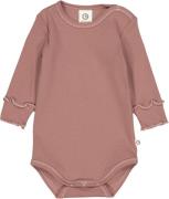 Müsli by Green Cotton Cozy me rib l/s Body Str 92 - Daydream Langærmed...