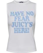 Juicy Couture Have NO Fear Tank Kvinde White Toppe Str L - hos Magasin