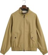 Gant Cotton Harrington Jacket Mand Dried Khaki Overgangsjakker Str L -...