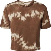 Rabens Saloner Nebula Tshirt - Liabella Kvinde Cacao Combo Toppe Str L...