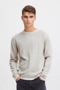 Casual Friday Cfkent Merino Crew Neck Knit Mand Light Sand Sweaters Sl...