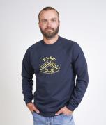 ELSK Boomerang Men's Tværs Crewneck Mand 100 Dark Navy Sweatshirts Str...