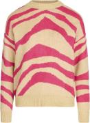 SisterS Point Maupu Kvinde Sand/pink Sweaters Str L - hos Magasin