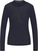 Rue de Femme Roll Neck Blouse RdF Kvinde Dark Blue Langærmede Bluser S...