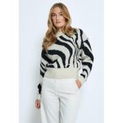 Minus Msmelima Knit Pullover Kvinde Light Birch Sweaters Str L - hos M...