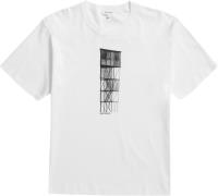 Norse Projects Holger Organic Interlock Tower Print Tshirt Mand White ...