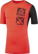 Reebok Activechill Graphic Comp Tee S - T-shirts Polyester hos Magasin