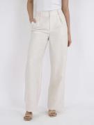 Neo Noir Alessandra Boucle Pants Kvinde Creme Bukser Med Lige Ben Str ...