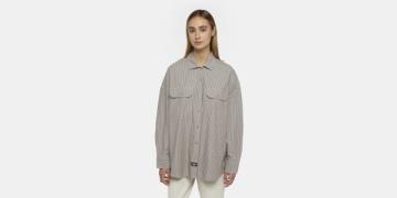 Dickies Florence Shirt W Mushroom Kvinde Mushroom Kortærmede T-shirts ...