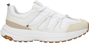 Tommy Hilfiger M Runner Tech Knit Mand White Sneakers Str 46 - hos Mag...