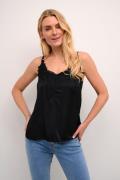 Cream Cranna Top Kvinde Pitch Black Tanktoppe Str 40 - hos Magasin