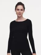 Chantelle Thermo Comfort Tshirt Longe Sleeves Kvinde Black Langærmede ...