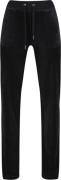 Juicy Couture Del Ray Classic Velour Pant Pocket Design Kvinde Black B...