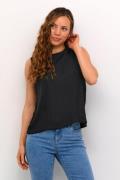 Kaffe Kaallie Top Kvinde Black Deep Toppe Str 40 - hos Magasin