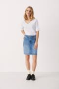 Part Two Olenapw SK Kvinde Blue Denim Korte Nederdele Classic Fit Str ...