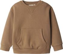 Lil' Atelier Nmmjobo LS RLX Sweat BRU LIL Str 92 - Sepia Tint Sweatshi...