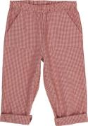 Copenhagen Colors Check Pant With Elastic AT THE Wais Str 128 - Red Ch...