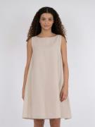 Neo Noir Vallie Linen Dress Kvinde Sand Korte Kjoler Str 40 - hos Maga...