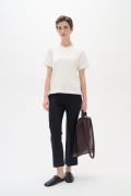 InWear Zellaiw Flat Pant Kvinde Black Bukser Med Smalle Ben Regular Fi...