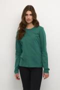 Kaffe Kamarin LS Tshirt Kvinde Aventurine Langærmede T-shirts Str L - ...