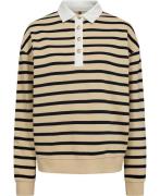 Tommy Hilfiger REG STP Gold BTN Polo Swtshrt Kvinde Breton Stp Country...