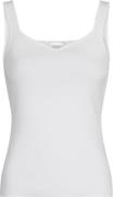 Neo Noir Hanora Knit Top Kvinde White Tanktoppe Str 40 - hos Magasin