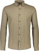 Lindbergh Mouliné Stretch Shirt L/S Mand Deep Sand Langærmede Skjorter...