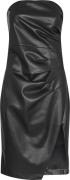 Designers Remix Marie Drape Dress Kvinde Sort Midi Kjoler Str 40 - hos...