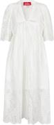 Cras Breezecras Dress Kvinde White Midi Kjoler Str 40 - hos Magasin