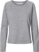 Rabens Saloner Light Stretch Long Sleeve top Nemi Kvinde Grå Langærmed...