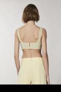 Patrizia Pepe Camicia/top Kvinde Clarity Yellow Toppe Str 40 - hos Mag...