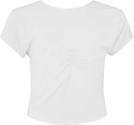 Rosemunde Viscose Tshirt Str 152 - Hvid Kortærmede T-shirts hos Magasi...