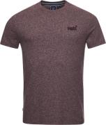 Superdry Vintage Logo EMB TEE Mand Tois Burgundy Grit Kortærmede T-shi...