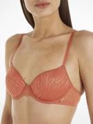 Calvin Klein Lightly Lined Demi Plunge Bh'er Str B 75 - Nylon hos Maga...