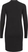 Object Objthess L/S Knit Dress Noos Kvinde Black Korte Kjoler Str L - ...