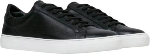 Garment Project Type Leather Mand Black Sneakers Str 41 - Polyester ho...