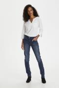 Part Two Alicepw JE Alicepw Kvinde Blå Skinny Jeans Slim Fit Str 29 - ...