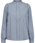 Lollys Laundry Linall Shirt LS Kvinde Blue Langærmede Skjorter Str L -...