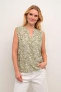 Cream Crtiah Blouse Kvinde Graphic Flower Print Toppe Str 40 - hos Mag...