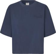 Baum und Pferdgarten Jian Kvinde Baritone Blue Kortærmede T-shirts Str...