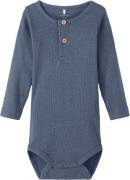 Name It Nbmkab LS Body Noos Str 56 - Bluefin Langærmede Bodies hos Mag...