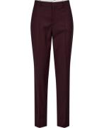 Filippa K Emma Wool Trousers Kvinde Burgundy Bukser Med Smalle Ben Str...