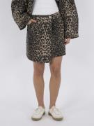 Neo Noir Kendra Leopard Skirt Kvinde Leopard Korte Nederdele Str 40 - ...