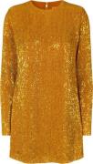 Stine Goya Odis, 1829 Sequins Jersey Kvinde Gold Korte Kjoler Str L - ...