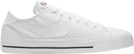 Nike Court Legacy Canvas Sneakers Mand Hvid Sneakers Str 41 - hos Maga...