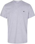 Lacoste Short Sleeved Crew Neck Teeshirt Mand Grå Kortærmede T-shirts ...